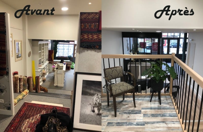 Rénovation intérieure d'une agence MMA avec une sublime verrière à Coutances.